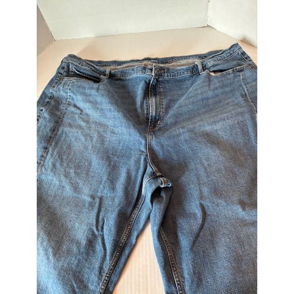 Old Navy High Rise Barrel Leg Jeans Womens 28 Blue Cropped Denim Stretch